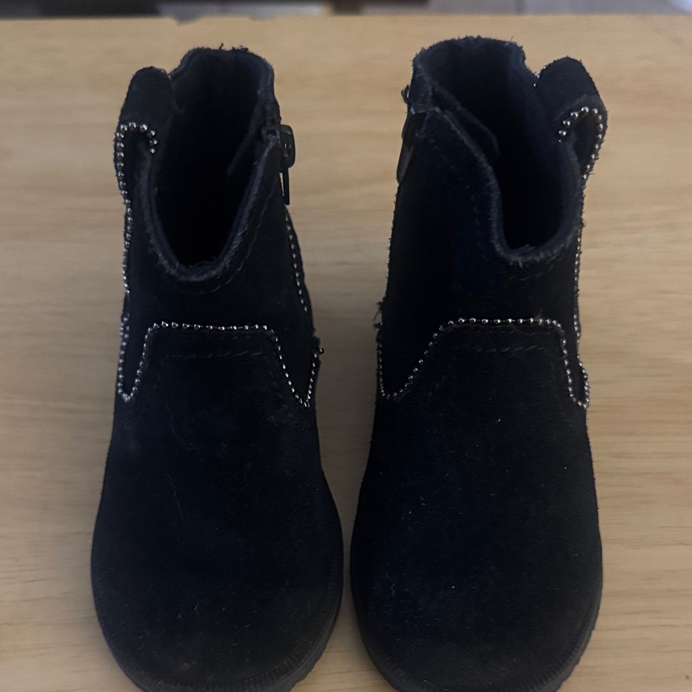 Zara Stylish Black Kids Boots